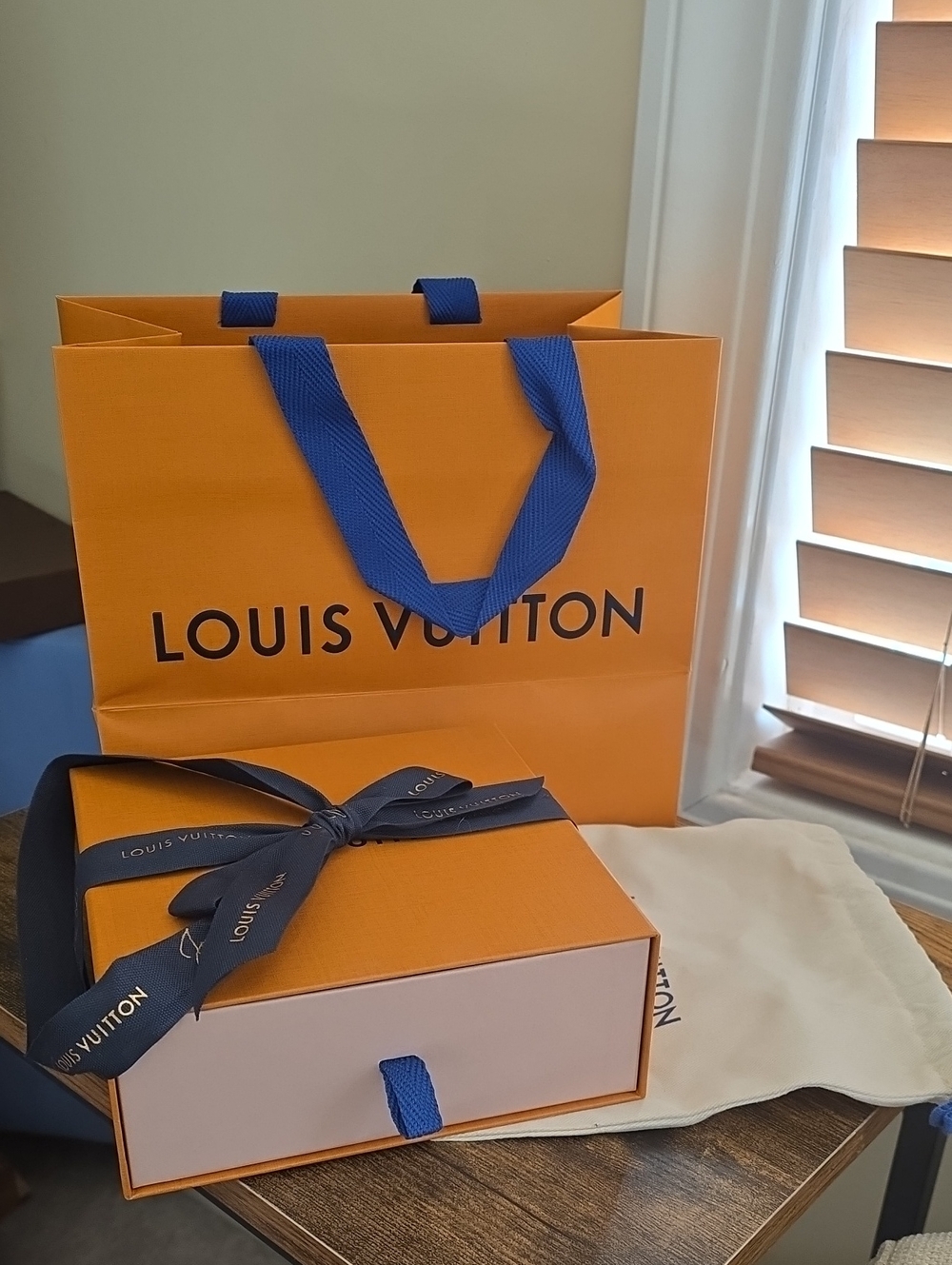 Louis Vuitton Gift Bag,  Box, Dustbag, Ribbon